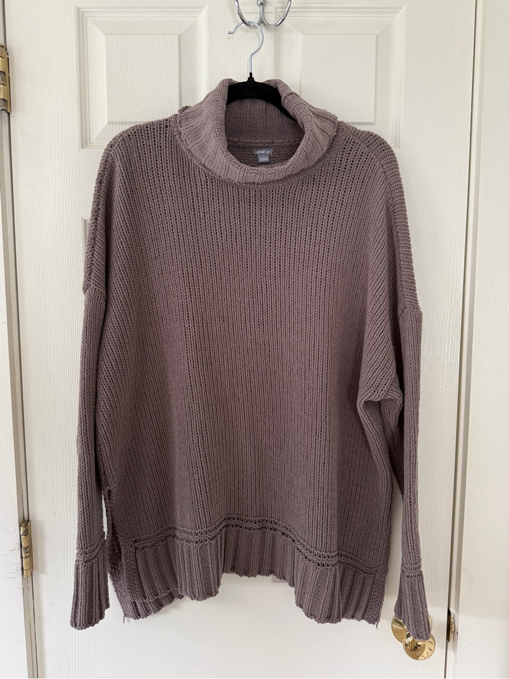 Brown Turtleneck Sweater